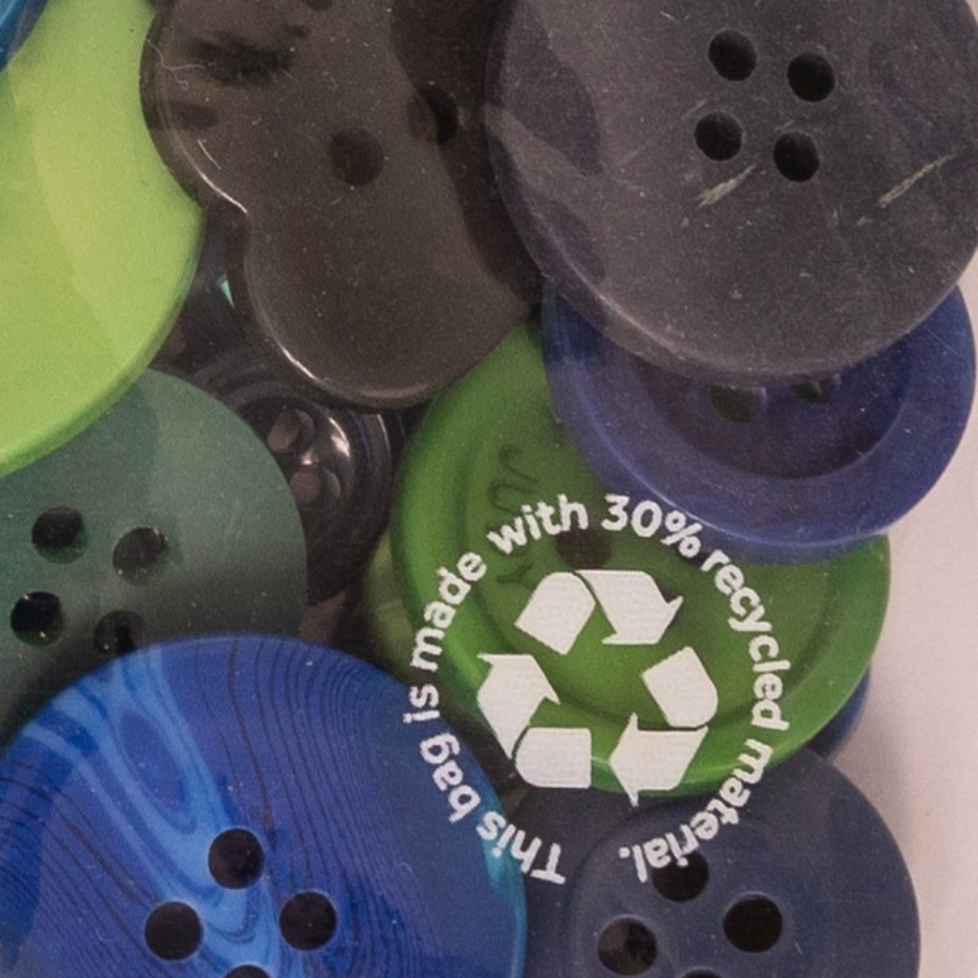 0,05x40x60 mm transparant Recycled