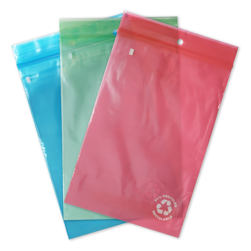 Gripzakken gekleurd Recycled
