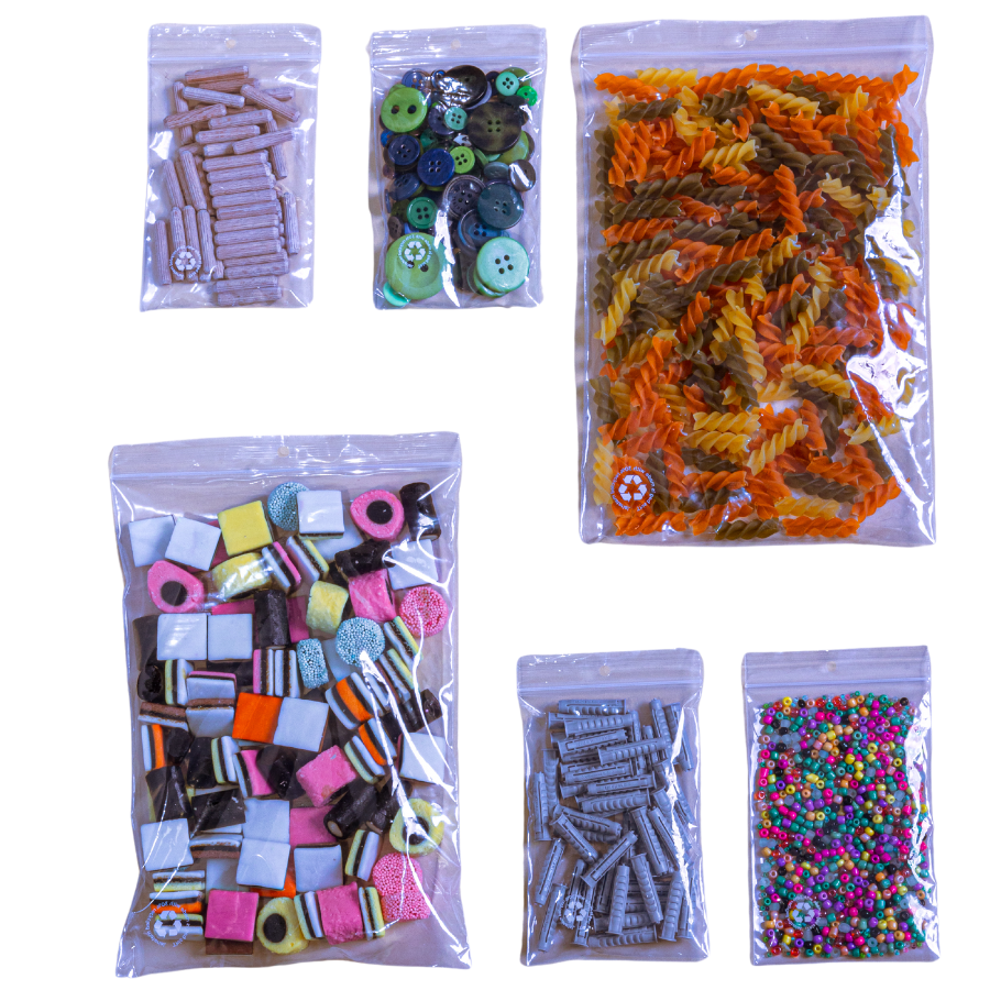 0,05x40x60 mm transparant Recycled